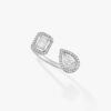 Vintage Triple Gem Open Ring