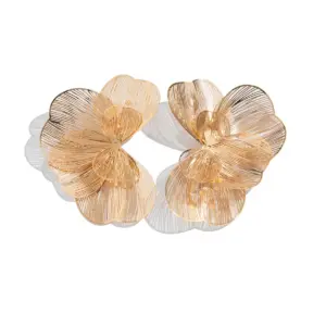 Elegant Leaf Cutout Studs
