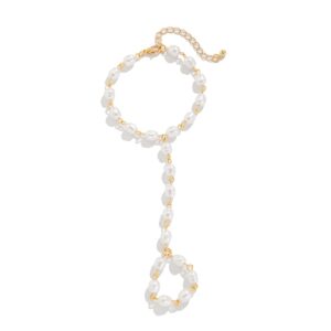Baroque Pearl Hand Chain